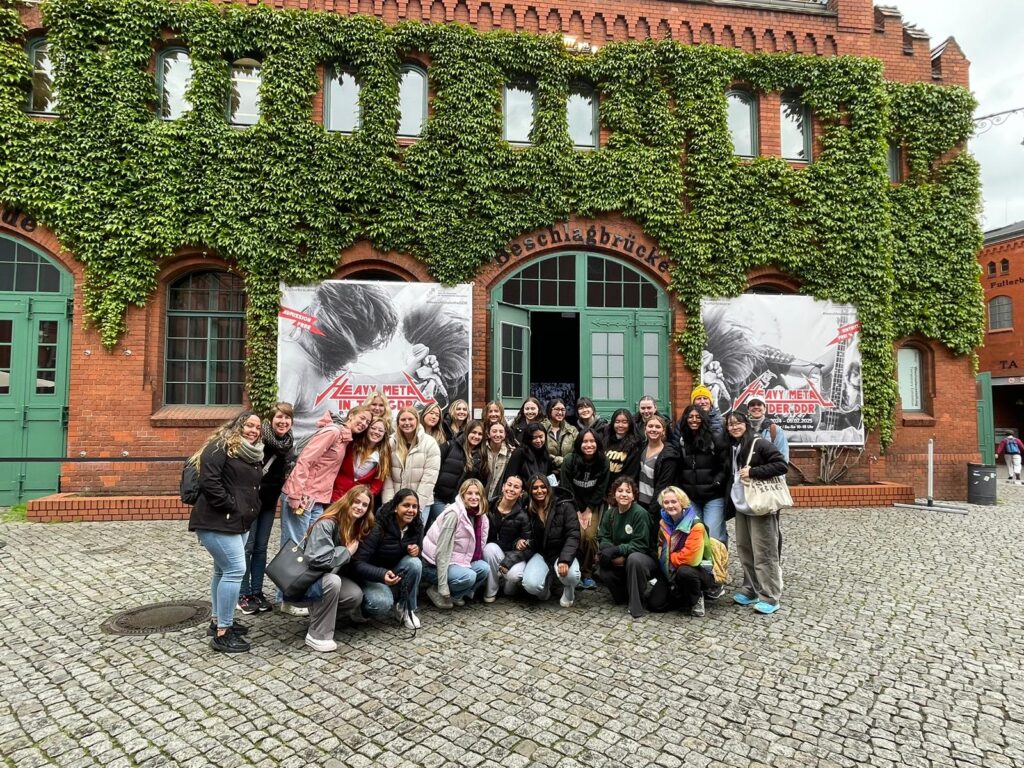 MPS students outside a museum in Berlin