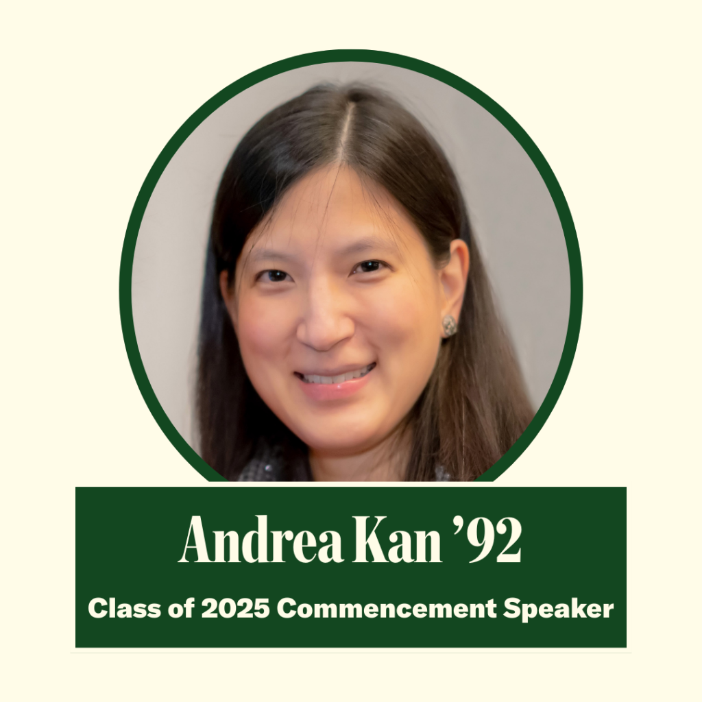 2025 Commencement Speaker Andrea Kan