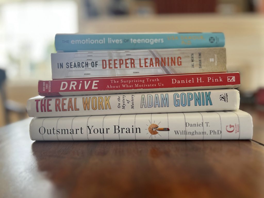 stack of books