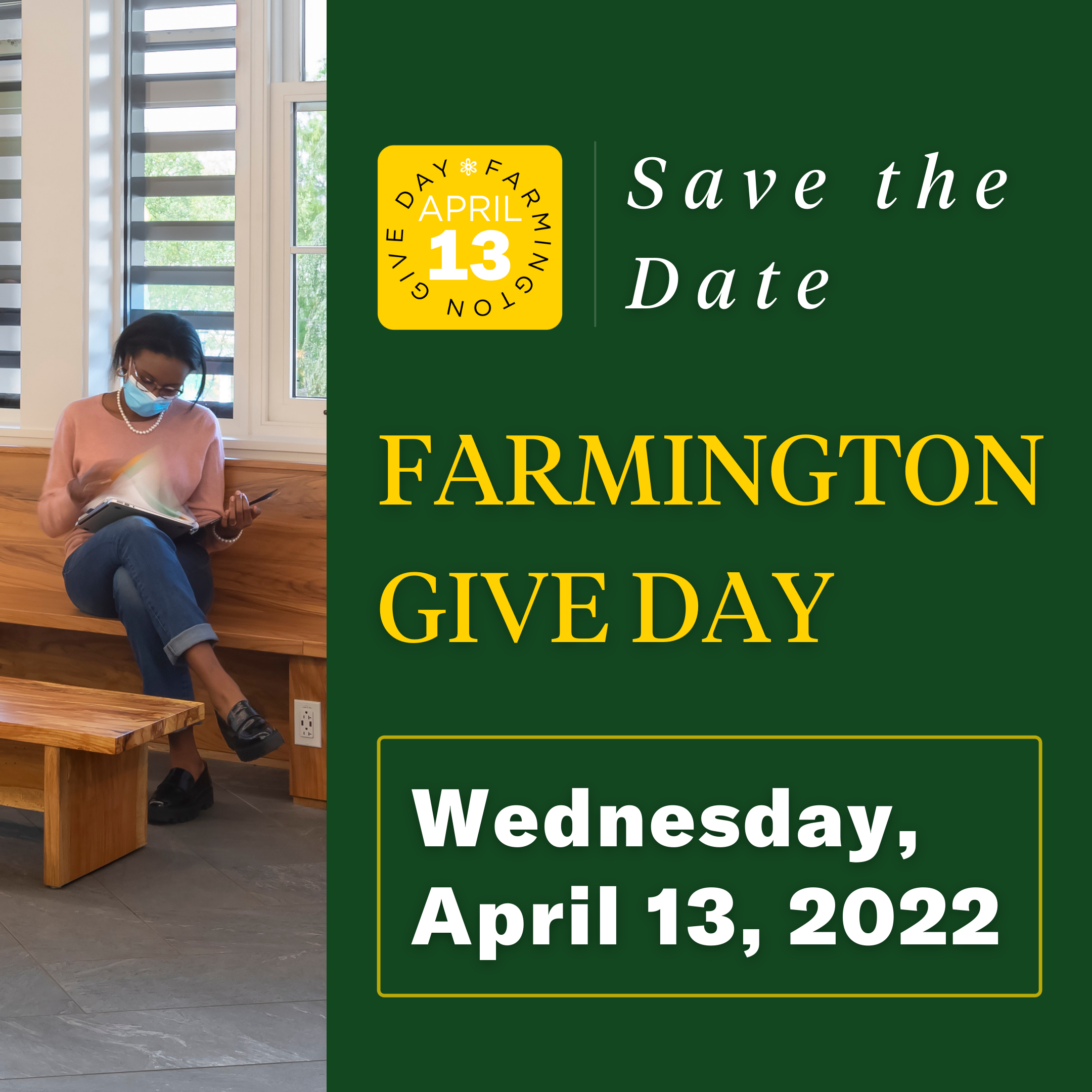 Save the Date for Farmington Give Day: April 13, 2022