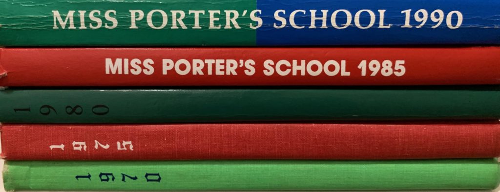Miss Porter's School Yearbooks - Classes of 1970, 1975, 1980, 1985 & 1990