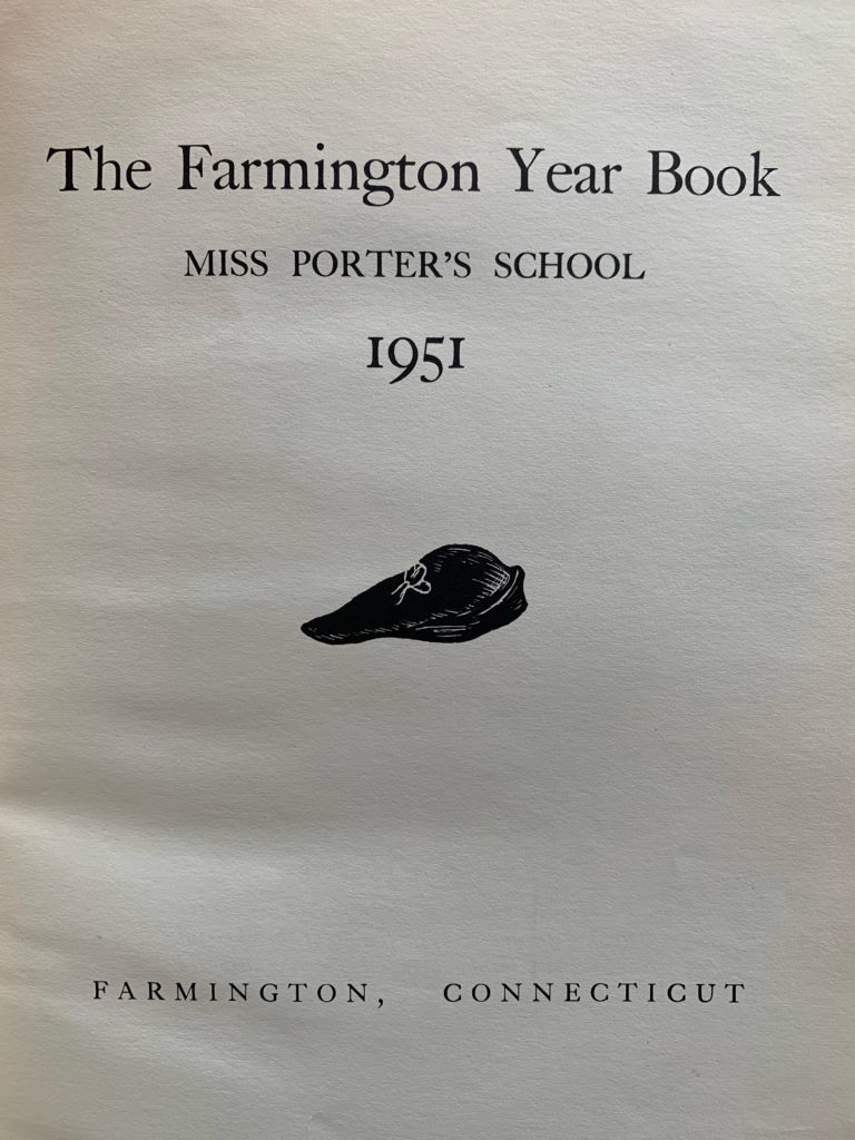 Class of 1951 yearbook page