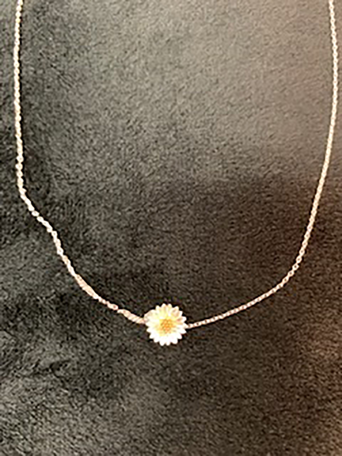 Petrina Gold Daisy Pendant Necklace main image 1