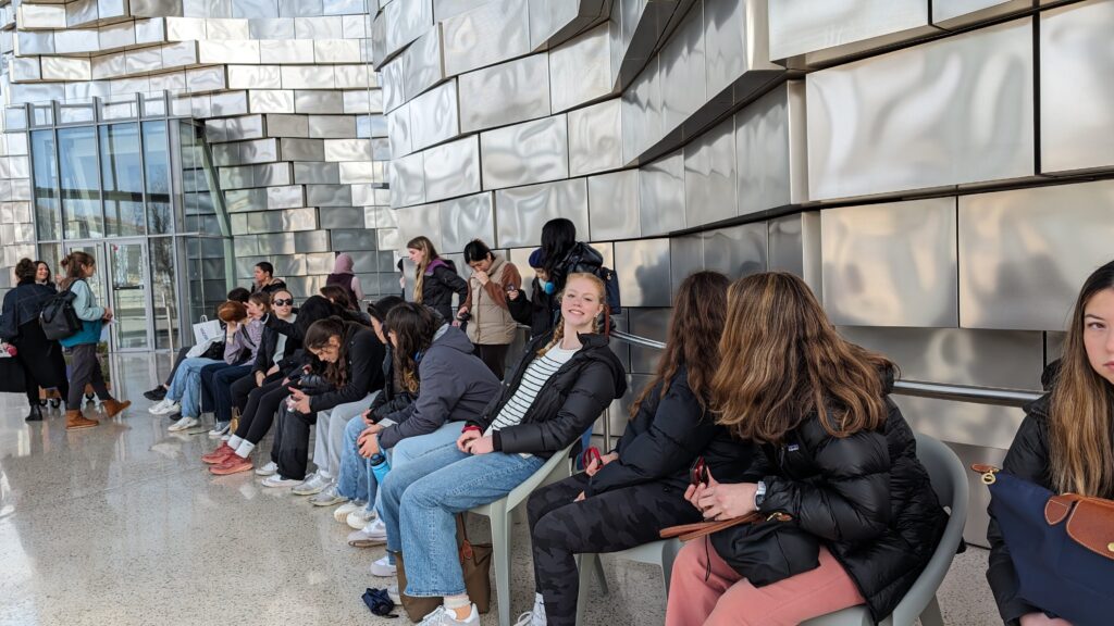 MPS student in Arles France art museum