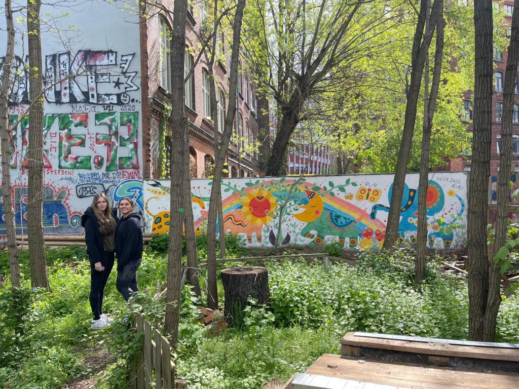MPS students at a garden in Berlin
