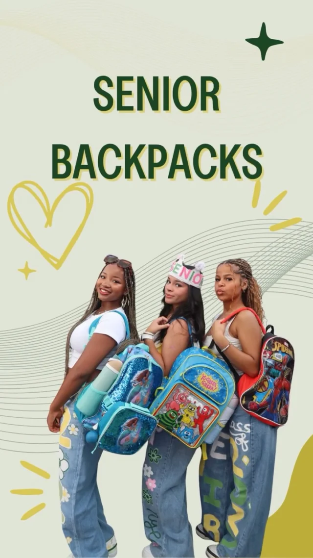 Tradition meets personality! The Class of 2027 is carrying on one of the most beloved senior traditions: the senior bac…