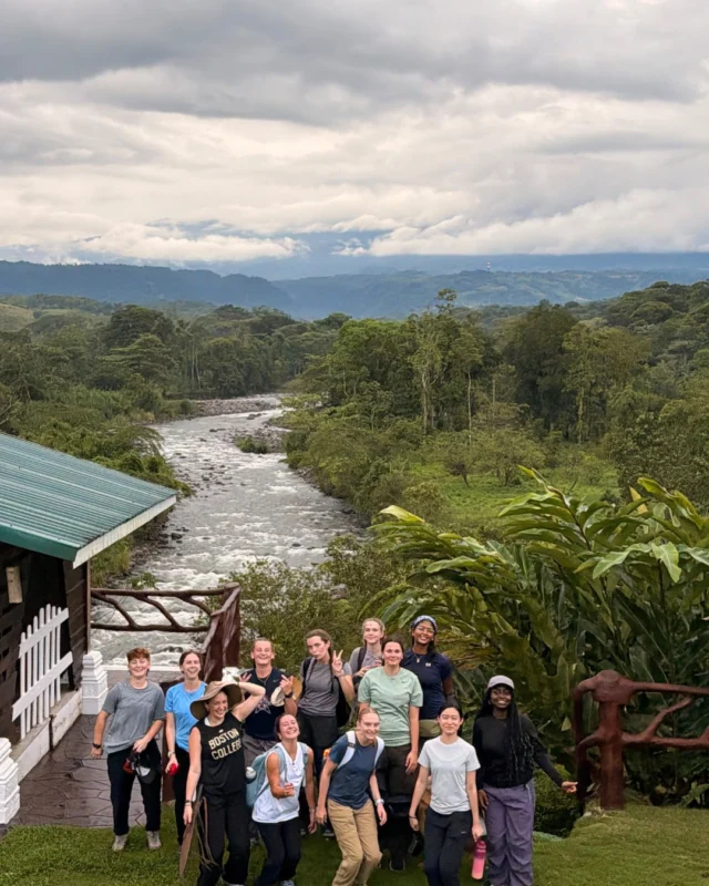 AIS Global Intensive Costa Rica day two: Connection to the Land. Students visited the nature reserve at Lapa Verde and …