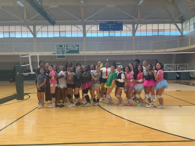 Same drills, better outfits. Volleyball brought the Halloween spirit to the court this week with a costume practice ful…