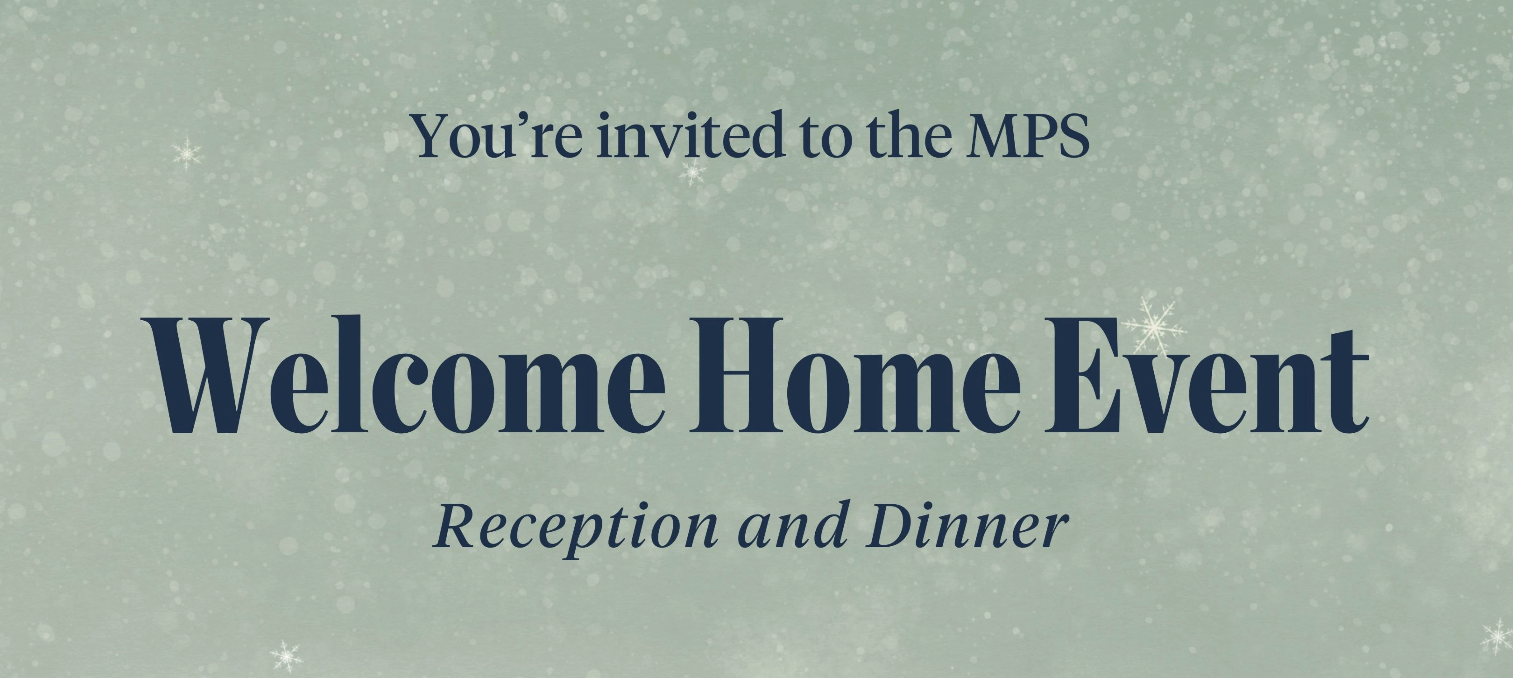 welcome home 2025 invite